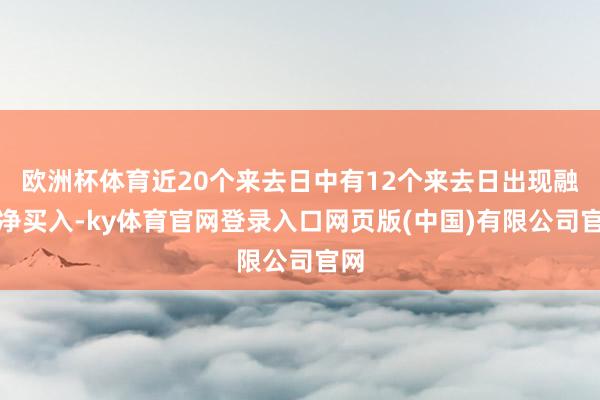 欧洲杯体育近20个来去日中有12个来去日出现融资净买入-ky体育官网登录入口网页版(中国)有限公司官网